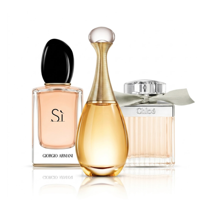 Sada 3 parfémů | Armani Sì, Dior J'adore, Chloé EDP 100 ml